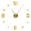 Grande Espelho Acrílico Adesivos Relógio De Parede, 3D DIY Relógios De Quartzo, Design Moderno, Relógios De Moda, Sala De Estar, Home Decor, Horloge, 2023