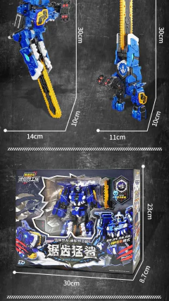 MiniForce Penta X Ranger Transformação Robô Bot REX KAISER Modelo Mini Força Deformação Combinador Figura de Ação Brinquedos Presente - Wolf Magazine