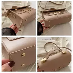 Imagem do Bolsa mensageiro de ombro retrô versátil para mulheres, nicho, alta qualidade, portátil, pequena, quadrada, além de fronteiras, verão, nova, 2022