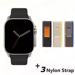 Relógio Inteligente 9 para Homens e Mulheres, Chamada BT, NFC, Sempre em Exibição, Temperatura Corporal, Fitness, Série 8, Apple, Android, 2022