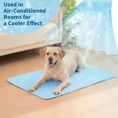 Esteira de resfriamento para animais de estimação, almofada para cães e gatos, seda fria, colchão à prova de umidade, cama para animais pequenos, almofada de verão, 5 tamanhos - loja online
