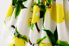 Vestido de verão com estampa de limão, vestidos infantis recém-nascidos, vestidos de batismo, vestido de aniversário princesa para bebê, 2024 na internet