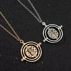 Harry potter conversor de tempo criativo ampulheta pingente colar moda cosplay jóias presente para fãs - comprar online