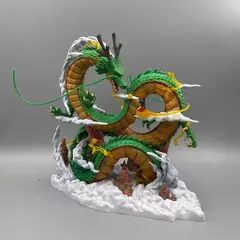 Dragon Ball Figura Anime, Shenron Goku e Shenron, Modelo Estatueta, PVC Estátua, Boneca Coleção, Quarto Toy Presentes, 24cm