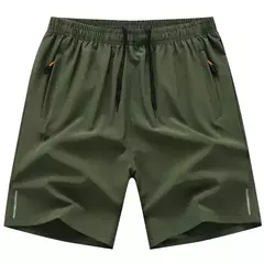 Calções esportivos de seda gelo masculino, corrida, ginásio, secagem rápida, respirável, praia, calça curta, fitness, jogging, legal, roupas esportivas casuais, verão na internet