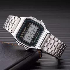 Imagem do Relógios digitais impermeáveis para homens e mulheres, relógio de pulso esportivo, relógio de pulseira, ouro eletrônico, led, casual, 2024