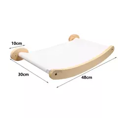 Prateleira de escalada para gatos, montada na parede, escada de quatro degraus com poste de arranhões de sisal para gatos, torre de árvore, plataforma, móveis para animais de estimação na internet