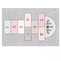 Tapete antiderrapante para jogos de desenhos animados para crianças, decoração de lar, baby crawling, meninos e meninas, cinza claro, jogo, enfeites infantis - Wolf Magazine