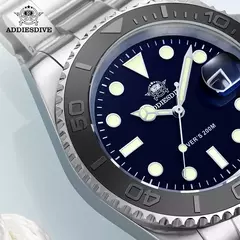 Relógio de Quartzo Analógico Masculino ADDIESDIVE, Aço Inoxidável, Luminoso 20 Bar Impermeável, Luxuoso Relógios De Mergulho, BGW9, H3 na internet