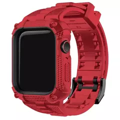 Silicone Apple Watch Band and Case, Strap para Apple Watch Ultra 2 Series 9 8 7 6 SE, Bumper Case, Screen Protector, 40mm, 41mm, 44mm, 45mm, 49mm