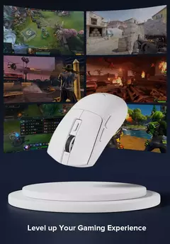 Delux-M600 Mouse sem fio para jogos, Macro Mice recarregável para PC Gamer, leve, conexão de modo duplo, 2.4G, 49g, PMW3325 - comprar online