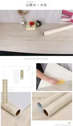 Adesivo Papel De Parede Rolo, Adesivo De Grão De Madeira Impermeável, Móveis Renovação Adesivos, Armário De Guarda-Roupa, Porta De Mesa, 10 m na internet