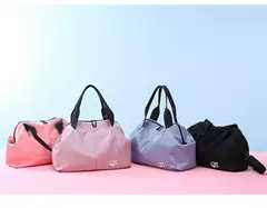 Imagem do Sacos impermeáveis de grande capacidade para mulheres, viagem duffle, pacote de fim de semana, ioga, ginásio, natação, ao ar livre, esportes, multifunções, mão