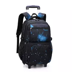 Mochila escolar com rodas para crianças, Mochila de rolamento para menino, Mochila escolar com rodas, Mochila de bagagem de mão, 6 rodas na internet