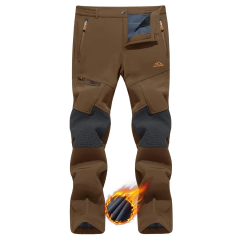 TACVASEN-Calças De Caminhada De Lã Grossa Para Homens, Calças Térmicas Quentes, Calças À Prova De Vento, Pesca Ao Ar Livre, Acampamento, Montanha Esqui, Inverno - comprar online