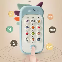 Baby's Music Sound Phone Brinquedo, telefone, dormindo, mordedor, simulação, infantil, educação precoce, presentes para crianças na internet