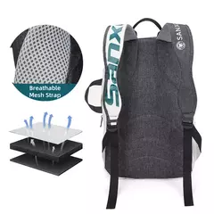 Mochila de remo de tênis dobrável para homens Squash Badminton Racket Bag Bolsa de transporte de raquetebol Sacos esportivos de grande capacidade - Wolf Magazine