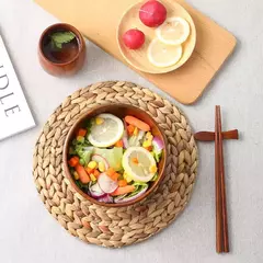 Tigelas De Madeira Japonesas para Crianças e Bebê, Pequenas Tigelas De Sopa Sólida, Madeira De Jujuba, Tigelas De Salada, Louça Doméstica Retro na internet