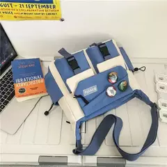 Nylon Crossbody Bolsas para Mulheres, Messenger Bag para Meninas, Sacos de Livros Escolares, Bolsas de Lona Jovem, Bolsa de Ombro, Harajuku Sac, Homens - comprar online
