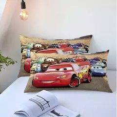 Imagem do Carros Relâmpago McQueen Mater Conjunto de Cama para Crianças, 3D Print Cobertura Consolador com Fronha, Capa de Edredão Macia, Presente para Meninos