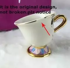 Disney-Bule bonito dos desenhos animados, Beleza e The Beast Coffee Pots Caneca, Mrs Potts, Chip Cup, Tea Pots, One Tea Sets, MINISO, Novo - Wolf Magazine