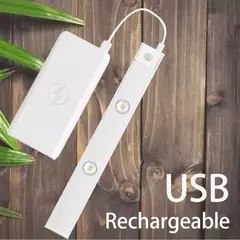 PZSUNLY-USB Gabinete recarregável LED Light, Sensor de movimento, Iluminação para cozinha, Guarda-roupa, 20cm, 30cm, 40cm, 50cm, 60cm