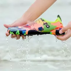 Unissex tênis de natação sapatos de água homem descalço sandálias praia ao