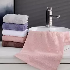 Toalha de microfibra macia e absorvente, 100% algodão, banheiro hotel família, puro, lavagem à mão, cabelo, chuveiro, hotel - comprar online