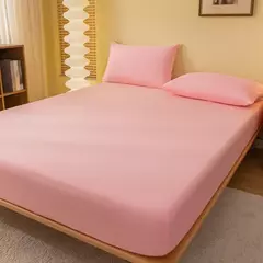 Folha de cama Matte Solid Color, Capa para quarto, Cama sem fronhas, 1 PC