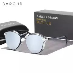 BARCUR-Óculos de sol redondos polarizados para mulheres, Catmore Sun Glass, acessório para óculos femininos, proteção UVAB - comprar online