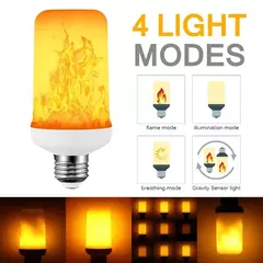 Emulação LED Dinâmica Flame Light, Lâmpada De Milho, Lâmpada De Efeito Flickering, Lâmpadas Criativas, Decoração De Casa, E14, E27, B22, AC 85-265V - Wolf Magazine