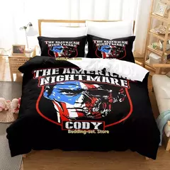 Cody Rhodes-Conjunto de cama American Nightmare para adultos e crianças, conjuntos Anime Duvetcover, solteiro, gêmeo, completo, queen, cama king size, quarto novo na internet