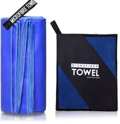 Imagem do Toalhas de secagem rápida de microfibra para viagem, banho super absorvente, toalha de praia, ultra macia, leve, ioga, natação, ginásio, esporte