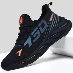 Sapatos casuais versáteis masculinos, calçados esportivos na moda, tênis de corrida respirável, tênis de caminhada e treinamento ao ar livre, verão - Wolf Magazine