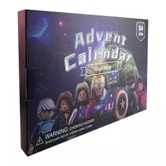 2024 marvel caixa de calendário do advento 24 pçs mini pequenos vingadores feriado anime figuras aranha homem de ferro hulk brinquedo boneca criança presente natal - loja online