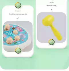 Imagem do Cartoon Whac-A-Mole Montessori Baby Toy, Toddler Educational Birthday Gift, Tema Animal, Knocking Game for Boy, Parent Child Board Game