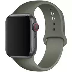 Pulseira de Silicone para Apple Watch, Pulseira Esportiva, iWatch Series 8, 7, 6 na internet