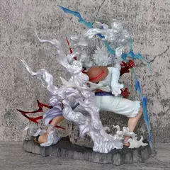 28cm figura de uma peça sun god gear 5 nika luffy figura de ação gk thunderbolt macaco d luffy modelo pvc brinquedo colecionável - loja online