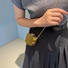 Bolsa de ombro acrílica para mulheres, bolsa de batom, mini bolsa crossbody, bolsa fofa, alta qualidade, designer, nova, 2024