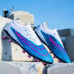 Homens Chuteiras de Treino Profissional, Sapatos de Futebol, Turf, TF, FG, Exterior, Interior, Botas de Futebol na internet