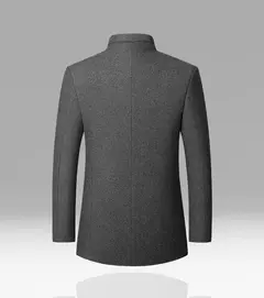 Homens Cashmere Blazers Ternos Casacos Stand-up Collar Negócios Ternos Casuais Casacos Masculino Slim Fit Blazers Casacos Blazers Casacos