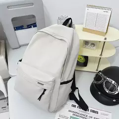 Mochila de nylon impermeável para adolescentes, mochila escolar para meninos e meninas, mochila de viagem, grande capacidade, moda criativa, estudantes - comprar online