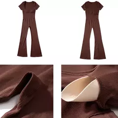 Macacão Push Up para Mulheres, Conjuntos Esportivos, Roupas de Yoga, Macacão Preto, Macacão, Ginásio Fitness, Roupa Esportiva, 2024 - loja online