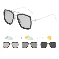 Homem de ferro-Tony Stark óculos fotocromático para homens e mulheres, óculos de sol polarizados de luxo, moda férias de verão, tons quadrados - comprar online