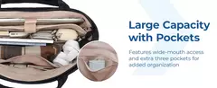 BAGSMART-Bolsa de ombro de cor sólida para mulheres, bolsas femininas, lazer, simples, Mommy Go Out, Tote, Novo, 2024 - comprar online