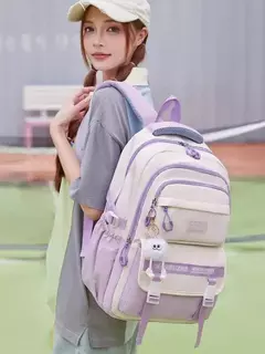 Bolsas Escolares Primárias para Meninas, Saco de Adolescentes para Livros, Bolsas de Ombro Estudantil para Crianças, 7 a 12 anos