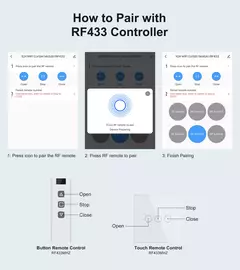 GIRIER-Módulo Interruptor Tuya Cortina inteligente, Wi-Fi, RF433, obturador de rolo elétrico, motor cego, 1 Gang, funciona com Alexa, Alice, Google Home - Wolf Magazine