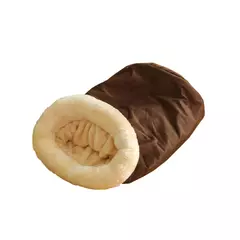 Saco de dormir para gatos, outono e inverno, semi-fechado, ninho para gatos, quente, pequeno e médio, pode ser desmontado e lavado - comprar online