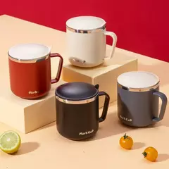 Caneca térmica da parede dobro do aço inoxidável, copos de água isolados, canecas do leite, copo de café, metal na internet