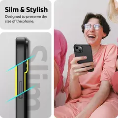 Luxo fosco silicone caso macio para iphone 17 ar 16 15 14 plus 13 12 mini 11 pro max xr ultra fino sólido preto capa - comprar online